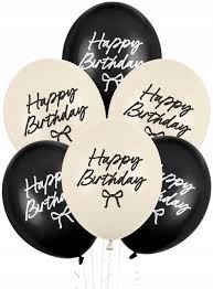 Balony Strong Happy Birthday Kokardki, 30 cm