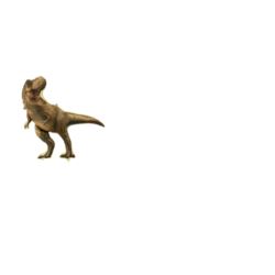 Balon foliowy Jurassic World T-Rex, 92x98 cm, brąz