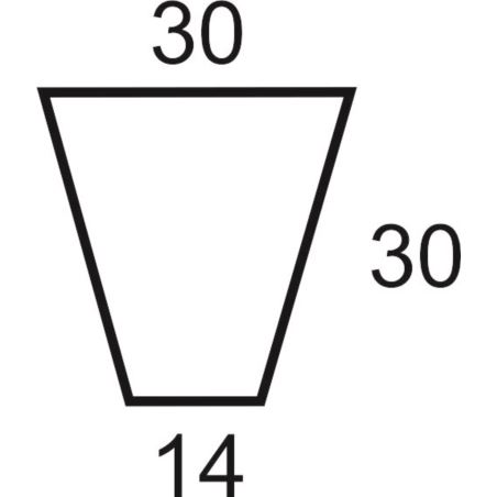 Folia do kwiatów perforowana 30x30x14  100 szt.