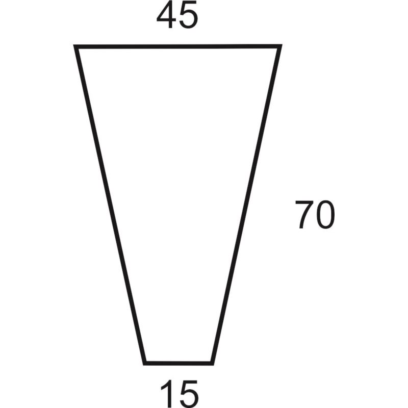 Folia do kwiatów cienka 70x45x15  100 szt.