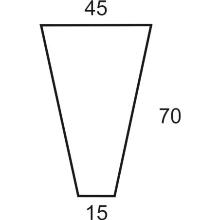Folia do kwiatów cienka 70x45x15  100 szt.