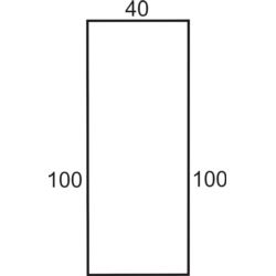 Rękaw foliowy 40x100 cm 50 szt.