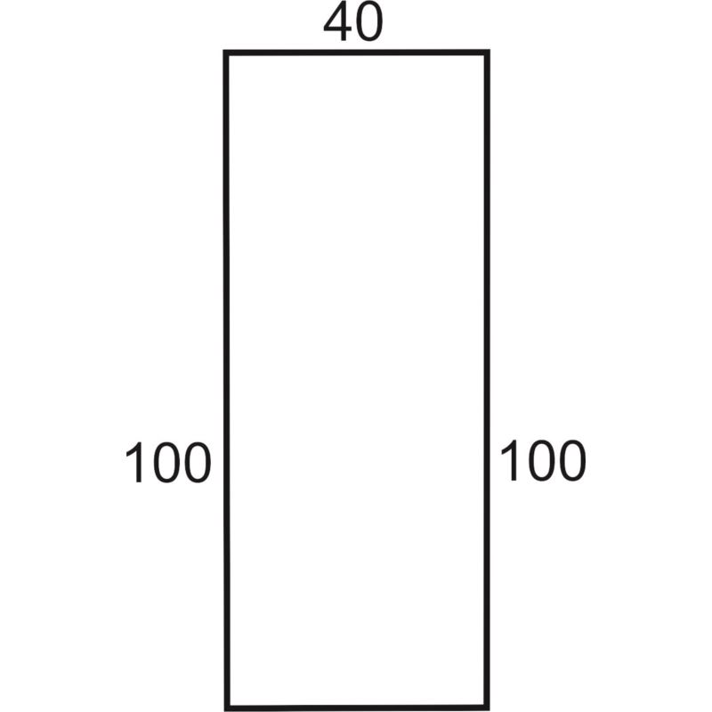 Rękaw foliowy 40x100 cm 50 szt.