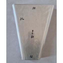 Folia do kwiatów cienka 40x30x12  100 szt.