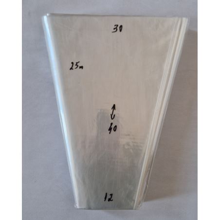 Folia do kwiatów cienka 40x30x12  100 szt.