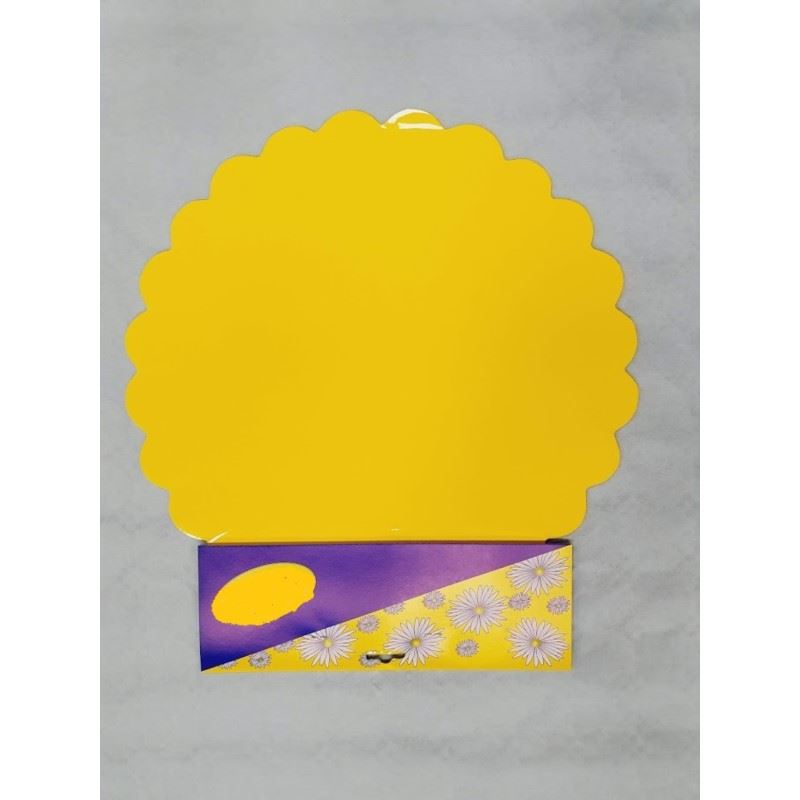 Serweta - Kryza 40 cm. żółta Opakowania 50 szt.