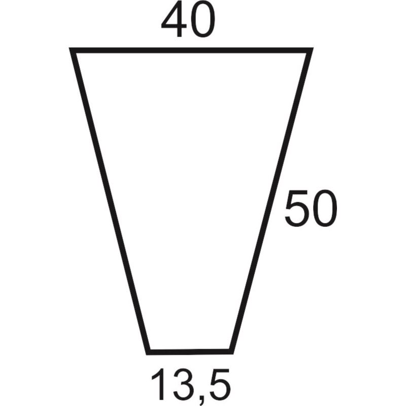 Folia do kwiatów cienka 50x40x13,5  100 szt.