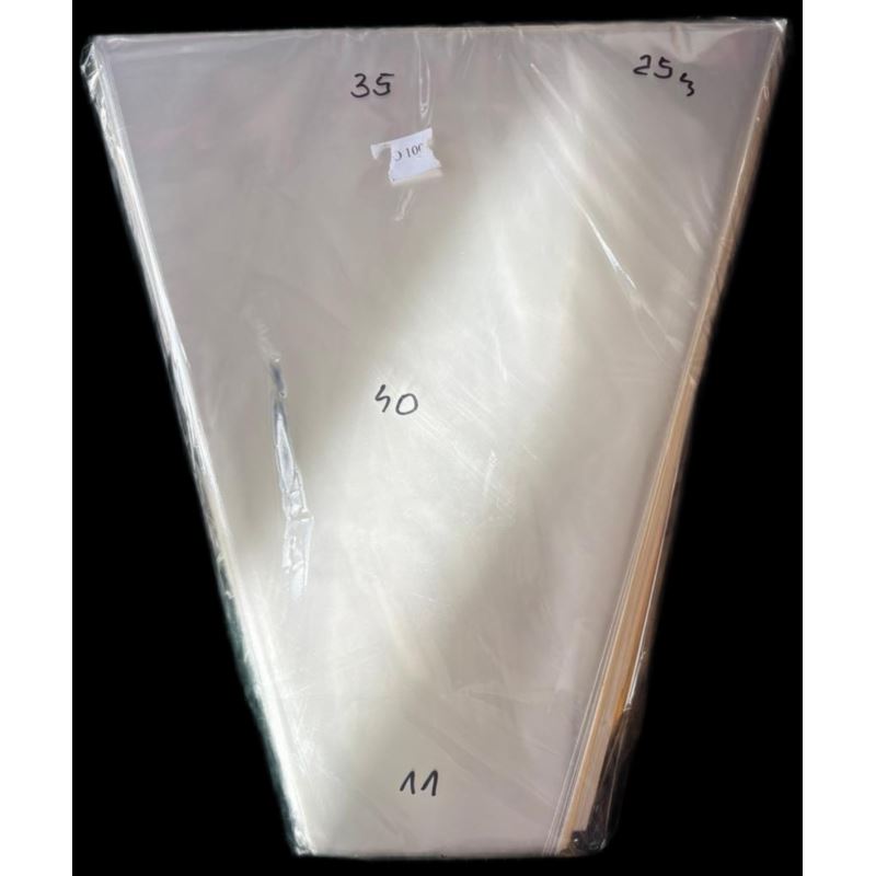 Folia do kwiatów cienka 40x35x11  100 szt.