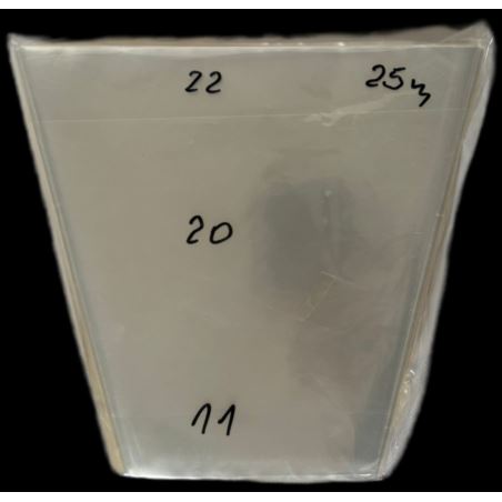 Folia do kwiatów cienka 20x22x11  100 szt.