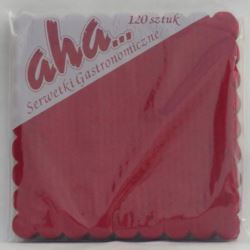 Serwetki gastr. bordowe int.15x15 cm. 120 szt.