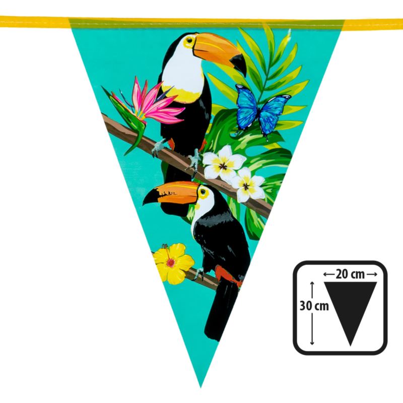 Chorągiewki plastikowe tukan 6m