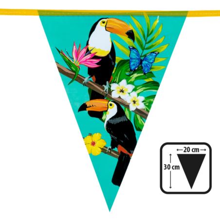 Chorągiewki plastikowe tukan 6m