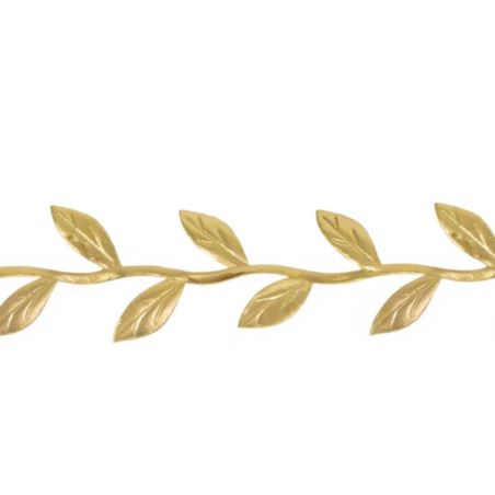 Wstążka girlanda listki złote 300cm