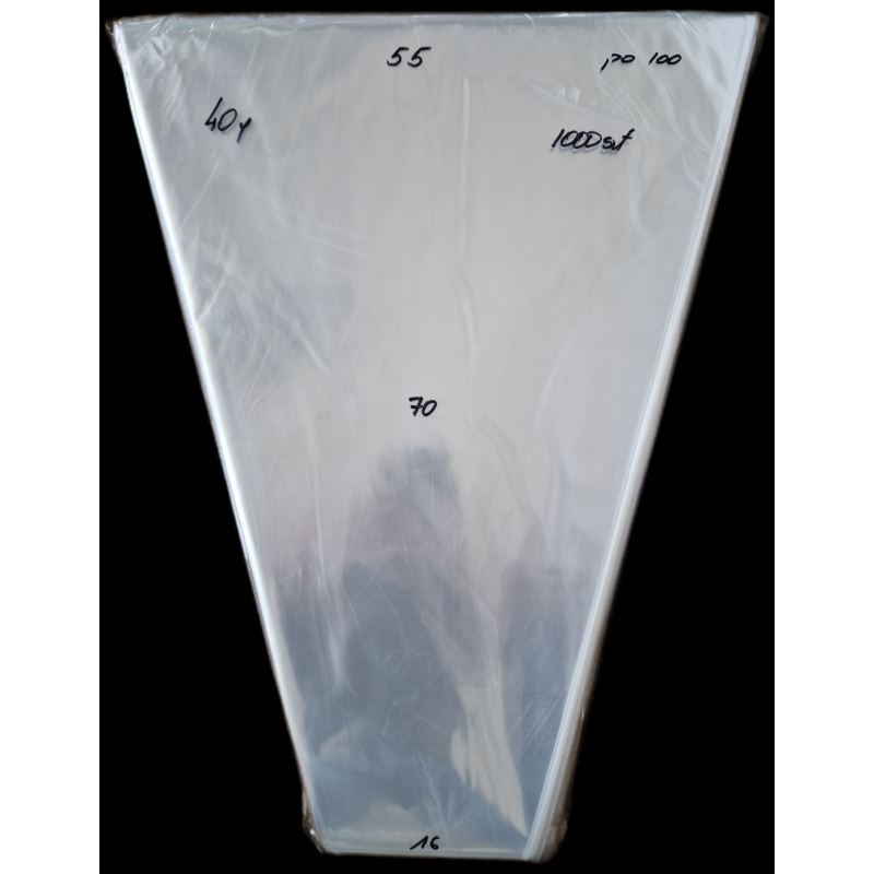 Folia do kwiatów gruba 70x55x15  100 szt.