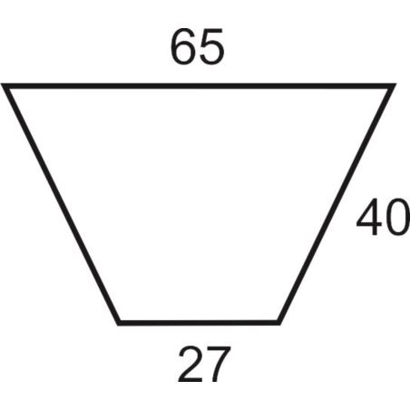 Folia do kwiatów Cast Perfor 40x65x27  100 szt.