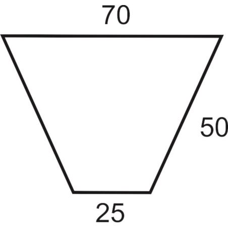 Folia do kwiatów Cast Perfor 50x70x27  100 szt.
