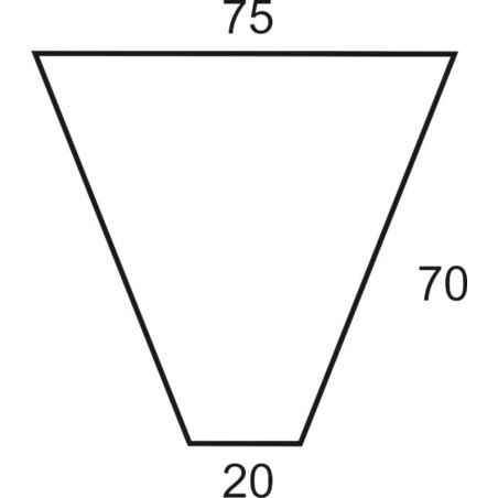 Folia 70x75x20 do kwiatów gruba100 szt.