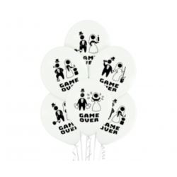 Balony D11 Game Over 1C2S, 6 szt.