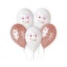 Balony Gemar 13", premium hel kotek, metalik, 5szt