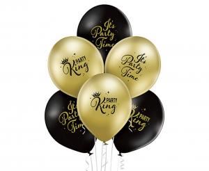 Balony Belbal 12", D11, party king, 6szt.