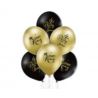 Balony Belbal 12", D11, party king, 6szt.