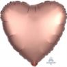Balon foliowy serce- "Satin Luxe Rose Copper"