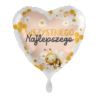 Balon foliowy serce Wszystkiego Najlepszego 43cm