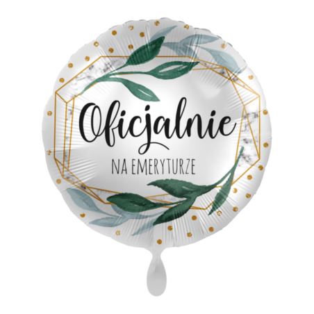 Balon foliowy Oficjalnie na emeryturze 43cm