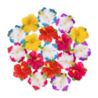 Hawajskie kwiaty dekoracyjne konfetti18szt.