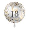 Balon foliowy Hej 18 Wszystkiego Najlepszego 43cm
