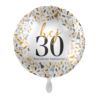 Balon foliowy Hej 30 Wszystkiego Najlepszego 43cm