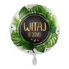 Balon foliowy Witaj w domu liście 43cm