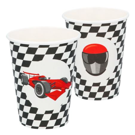 Kubeczki papierowe Racing, 250 ml, 8 szt.