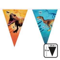Girlanda flagi Dinozaury, 30 x 20 cm, 6 m.