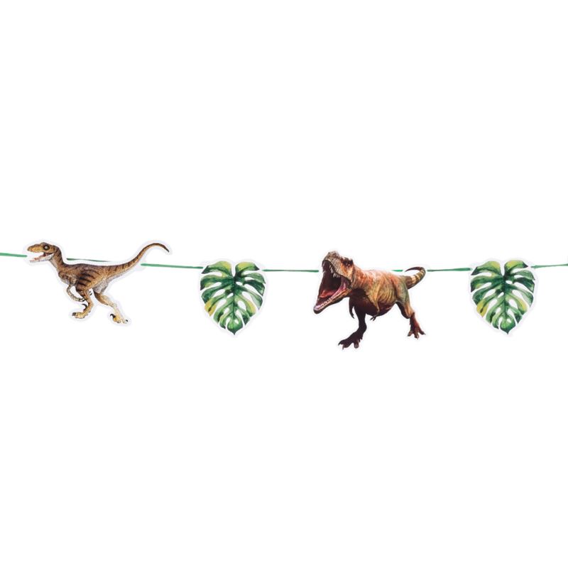 Girlanda urodzinowa T-Rex - 300 cm - 1 szt.