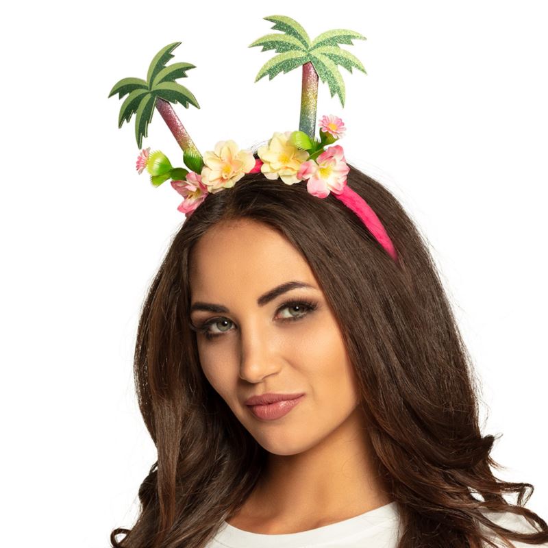 Opaska hawajska z palmami Aloha