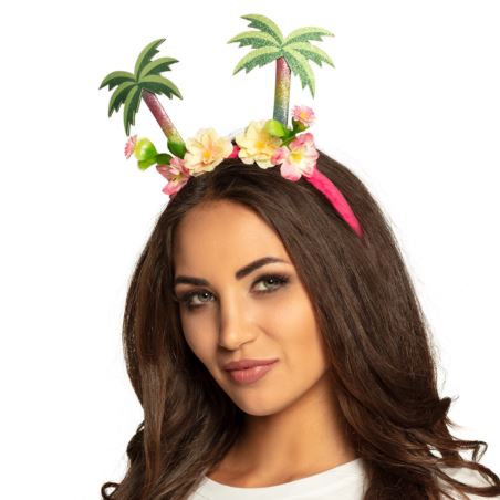 Opaska hawajska z palmami Aloha