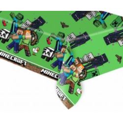 Obrus plastikowy Minecraft, 120x180 cm