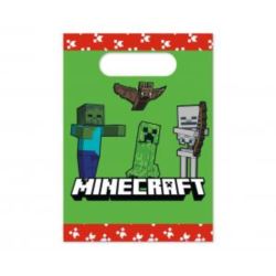 Torebki papierowe Minecraft, 4 szt.
