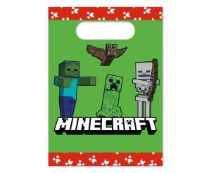 Torebki papierowe Minecraft, 4 szt.