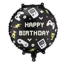 Balon foliowy pastylka ''Happy Birthday'', PAD