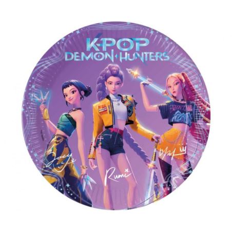 Talerzyki papierowe K-POP DEMON HUNTERS (FSC) 2...
