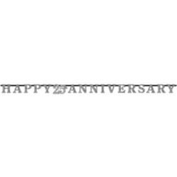 Baner Srebrne Rocznice Papier 300 x 17 cm