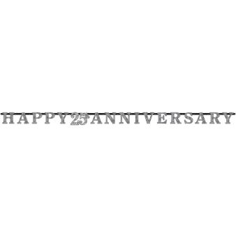 Baner Srebrne Rocznice Papier 300 x 17 cm