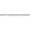 Baner Srebrne Rocznice Papier 300 x 17 cm