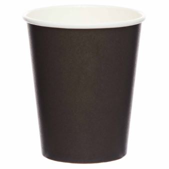 Kubeczki papierowe czarne 237ml