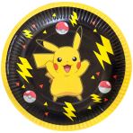 Talerzyki papierowe pikatchu 18 cm