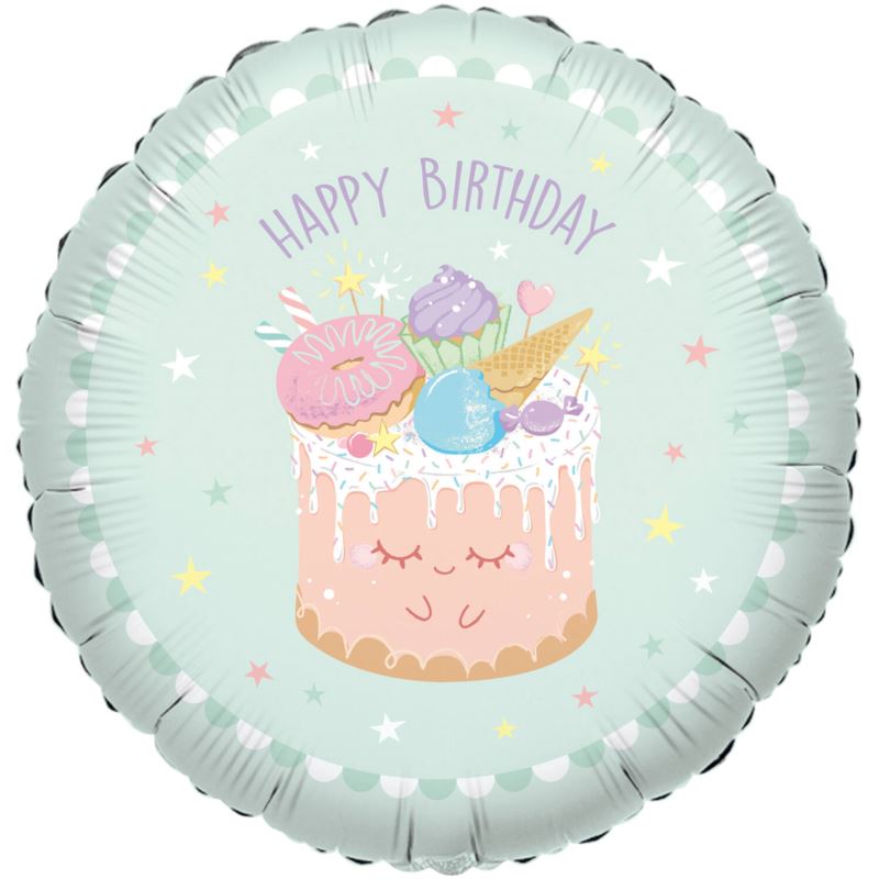 Balon foliowy HB torcik 45cm