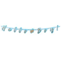 Girlanda z literkami urodzinowymi Hello Boy! 1,4m