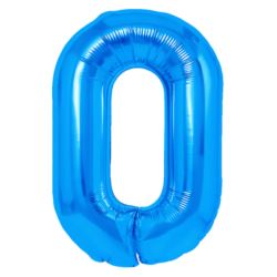 Balony foliowe ciemno niebieskie 100cm 0